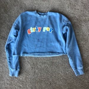 cropped girly pop sweatshirt haley pham merch
